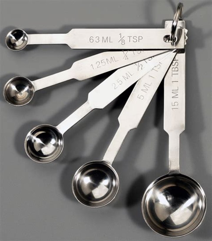How many teaspoon is 13 grams?