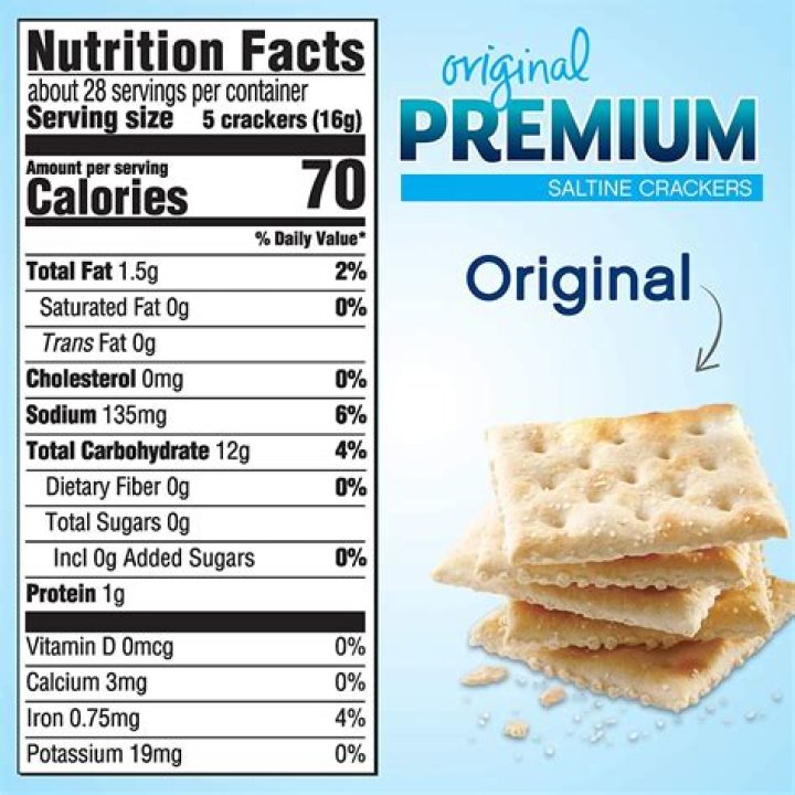 How much is a sleeve of saltine crackers?