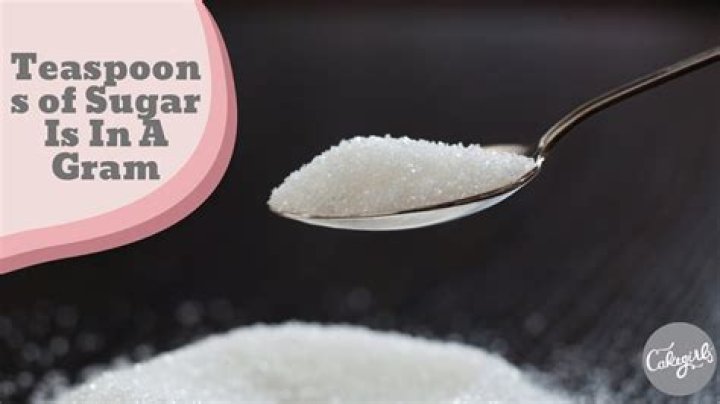 How much teaspoons is 28 grams of sugar?