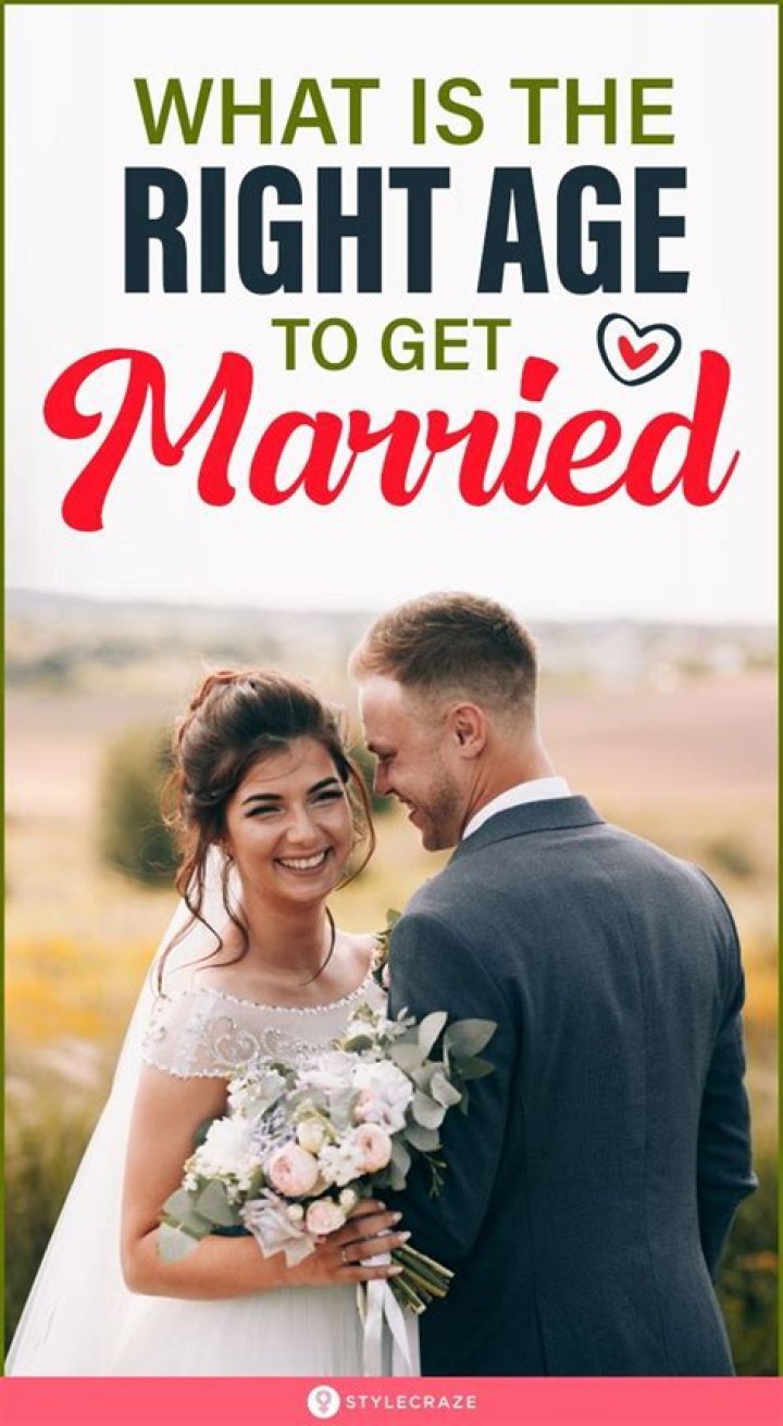 Is 21 correct age to get married?
