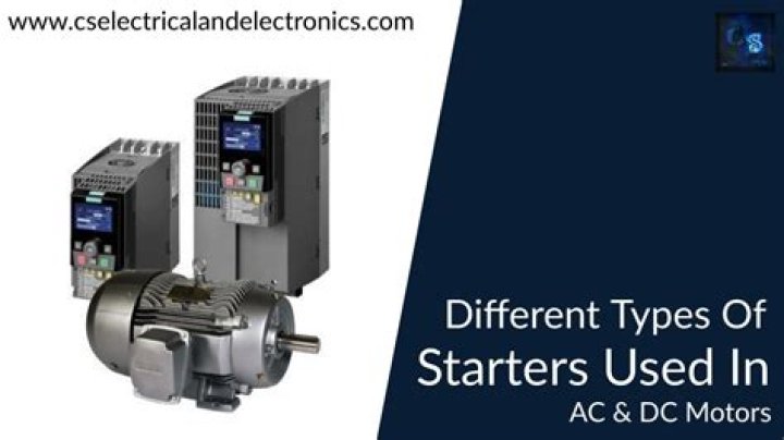 What are the types of motor starters?
