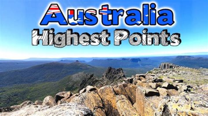 What is the highest point in the Australian Capital Territory?