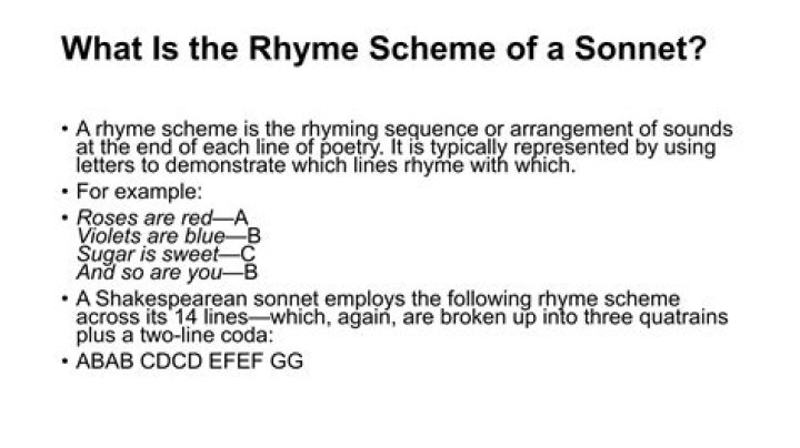 What is the rhyme scheme in Sonnet 43?