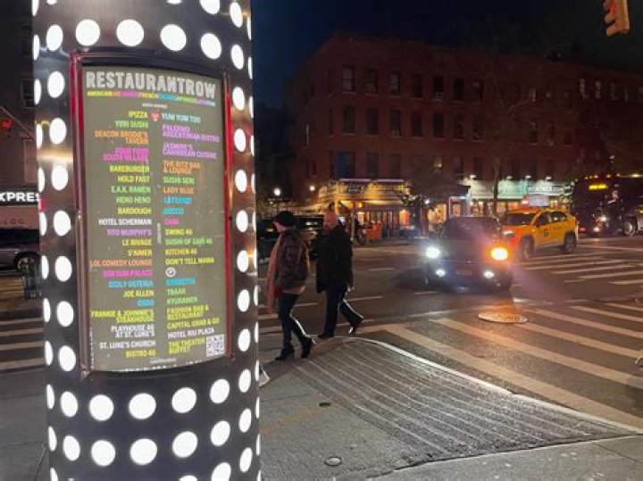 What restaurants are on Restaurant Row NYC?