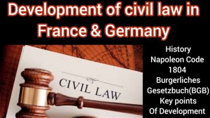 What was French civil law?